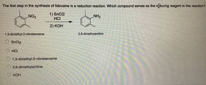 Synthesis of lidocaine lab report