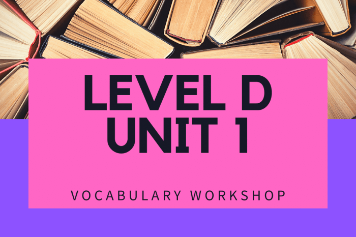 Vocabulary workshop level d answers