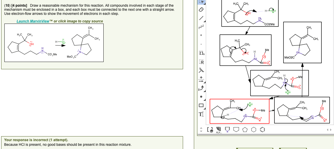 Draw a reasonable mechanism for this reaction.