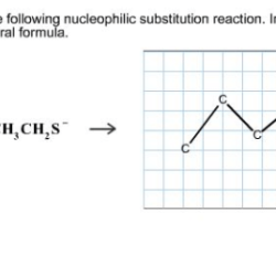 Draw the organic product of the nucleophilic substitution reaction.